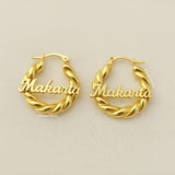 Belle Personalised Hoops