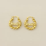 Belle Personalised Hoops