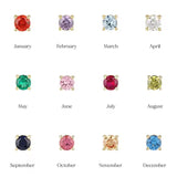 Initial and Birthstone Personalised Necklace