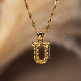 Ciara Initial Necklace (Gold)