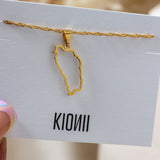 Dominca Outline Necklace
