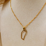 Dominca Outline Necklace