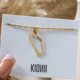 Dominca Outline Necklace