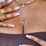 Kendi Big Africa Crystal Necklace