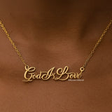 God is Love Signature Necklace