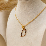 Grenada Outline Necklace