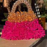Pink Cocktail Beaded Bag