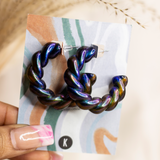 Midnight Twist Earrings