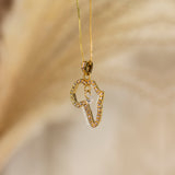 Africa Crystal Mini Heart Necklace