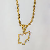 Nigeria Crystal Necklace - Unisex