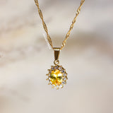 Topaz Birthstone Pendant