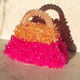 Pink Cocktail Beaded Bag
