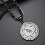 Prayer Hands Necklace (Black) - Mens