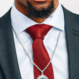 Prayer Hands Necklace (Silver) - Mens