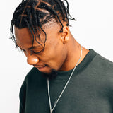 Prayer Hands Necklace (Silver) - Mens