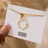 Sierra Leone Outline Necklace