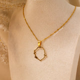 Sierra Leone Outline Necklace