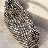Solae Silver Beaded Bag
