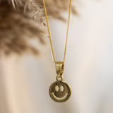 Smiley Gold Necklace