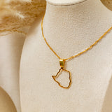 Zimbabwe Outline Necklace