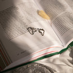 Africa Outline Silver Studs - KIONII