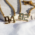 Birth Year Necklace Double Digits - KIONII