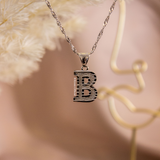 Ciara Initial Necklace (Silver)