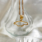 Jamaica Outline Necklace - KIONII
