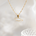 Jamaica Outline Necklace - KIONII