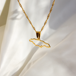 Jamaica Outline Necklace - KIONII