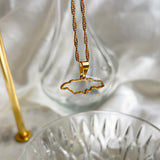 Jamaica Outline Necklace - KIONII