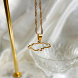 Jamaica Outline Necklace - KIONII