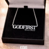 God First Signature Necklace - 18K Silver (Unisex)