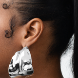 Jayla Hoops - silver