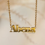 Opal Personalised Name Necklace
