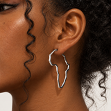 Ade Africa Earrings Small (Silver)