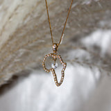 Africa Crystal Mini Heart Necklace (Kids)