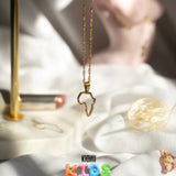 Africa Outline Mini Necklace (Kids)