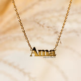 Opal Personalised Name Necklace