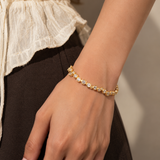 Asymmetrical Tennis Set (Necklace & Bracelet)
