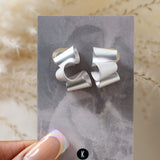 The Élan Fold Earrings (Silver)