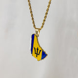 Barbados in Colour Necklace