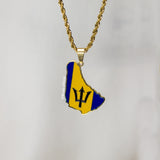 Barbados in Colour Necklace