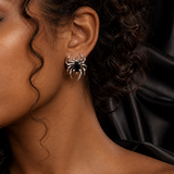 Black Widow Spider Earrings