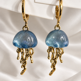 Blue Jellyfish Earrings