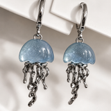Blue Jellyfish Earrings