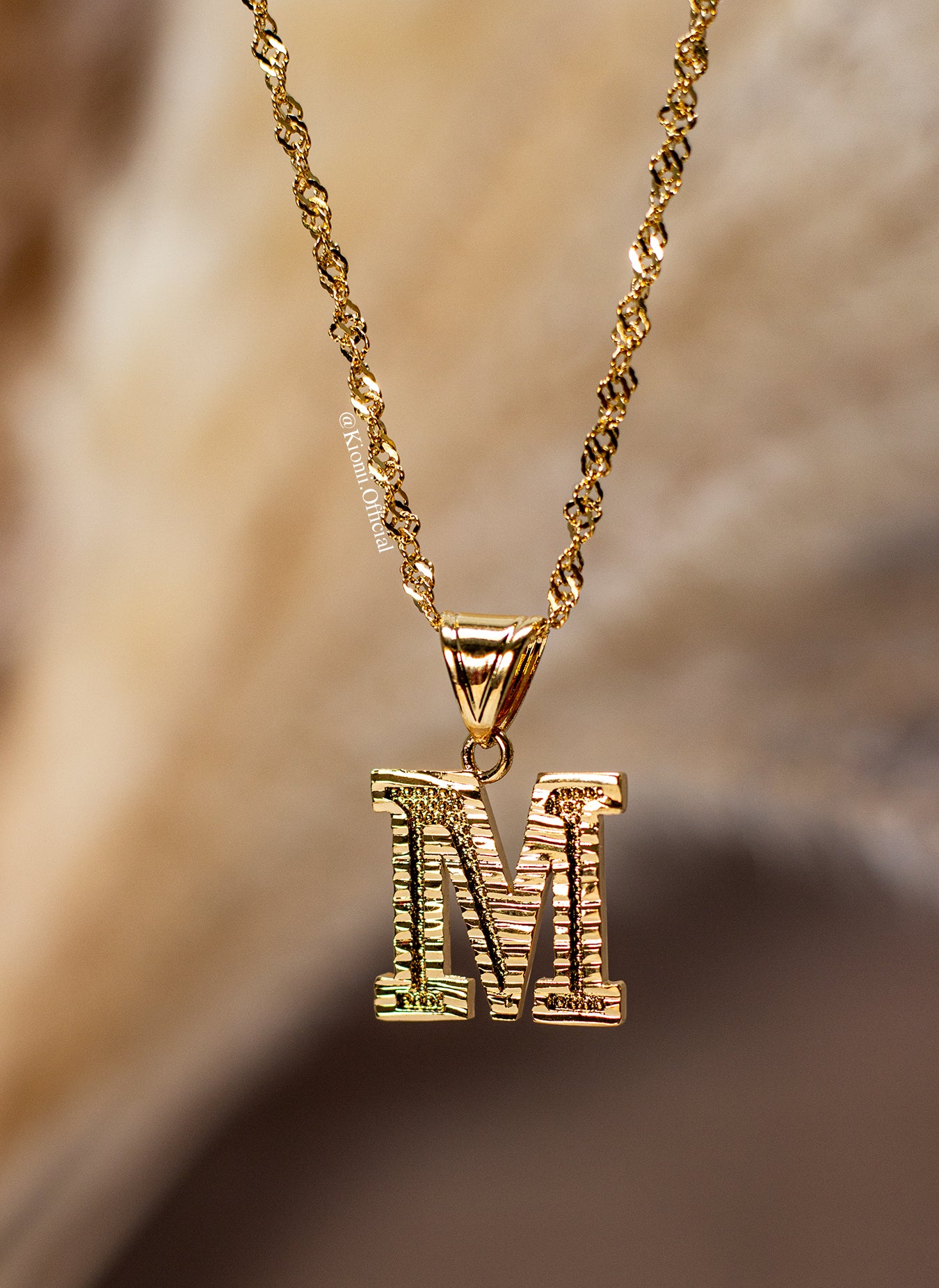 Ciara Initial Necklace (Gold)