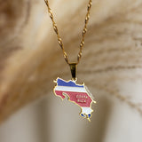 Costa Rica Colour Country Pendant (Kids)