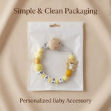 Custom Name Pacifier Clip