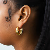 Demi Cluster Hoops (Gold)